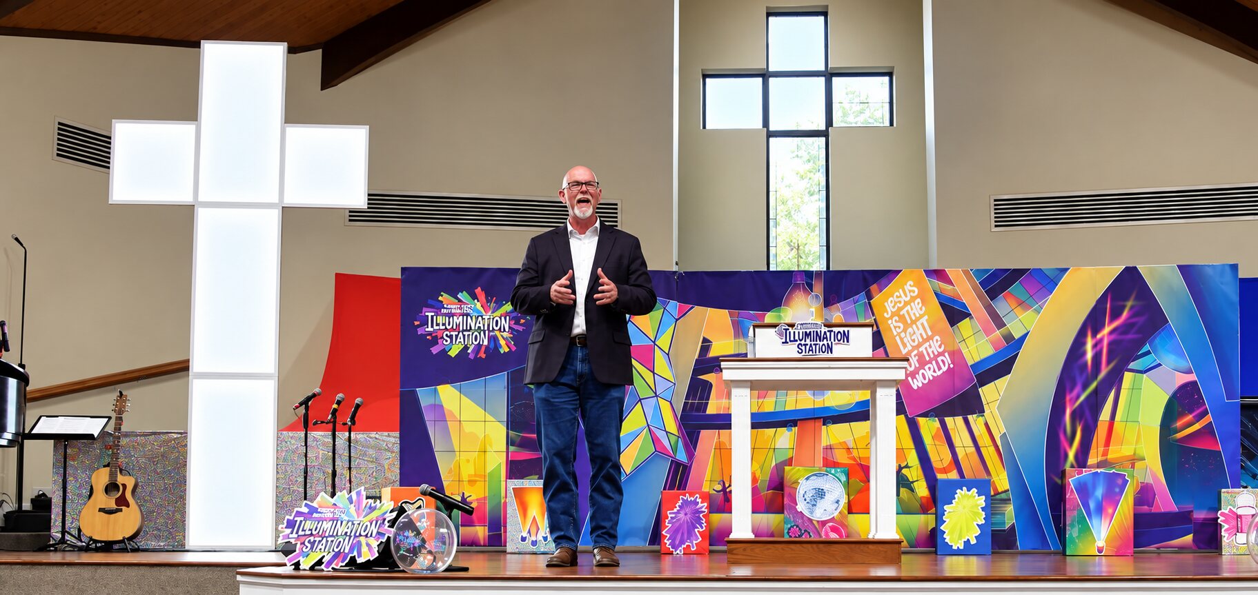Illumination Station ministry presentation at Holly Creek